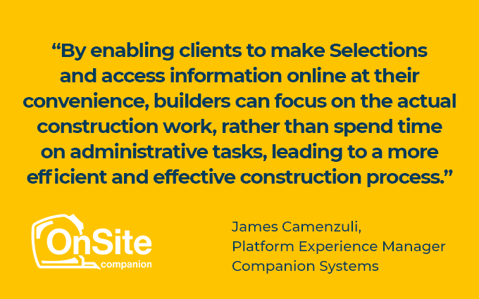 Onsite Companion James Camenzuli Platform Experience Manager quote